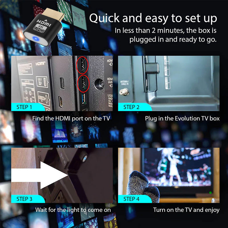 Side view of the HDMI virtual display adapter, designed for seamless plug-and-play functionality