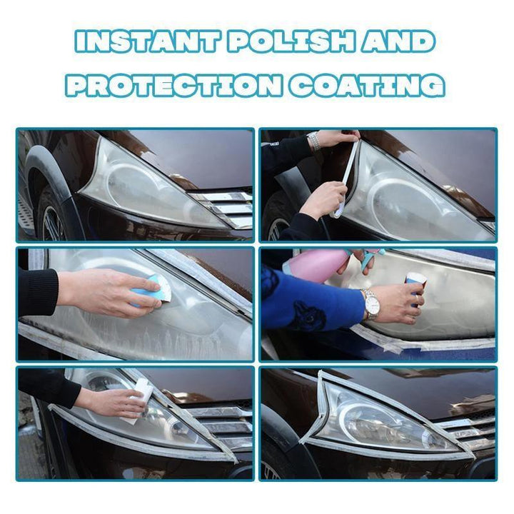 Premium automotive headlight polish for DIY car care and long-lasting UV protection