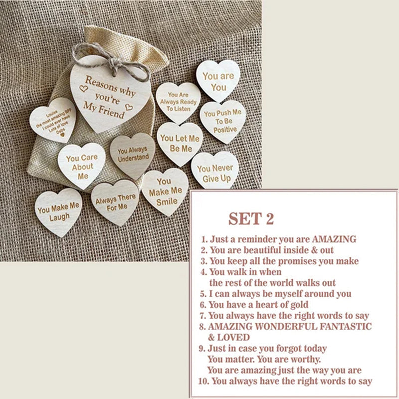 Heartfelt Reasons Why You Are My Friend, an ideal friendship gift and sentimental birthday present
