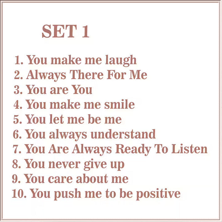 Heartfelt Reasons Why You Are My Friend thoughtful present, a unique wooden gift for best friends