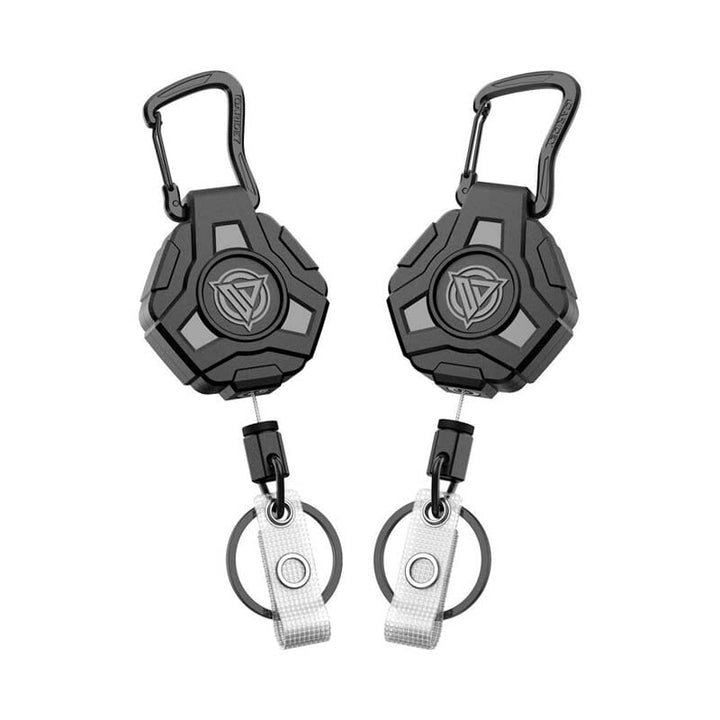 Versatile retractable keychain and badge holder, offering convenient and secure access.