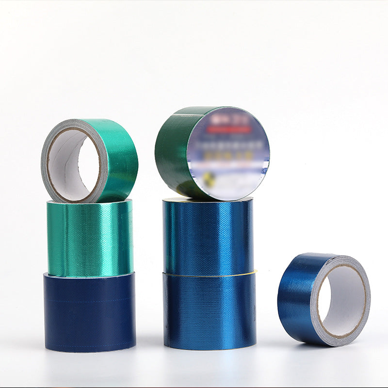 Tarpaulin repair tape, waterproof and heavy-duty, designed for outdoor use and quick fixes.