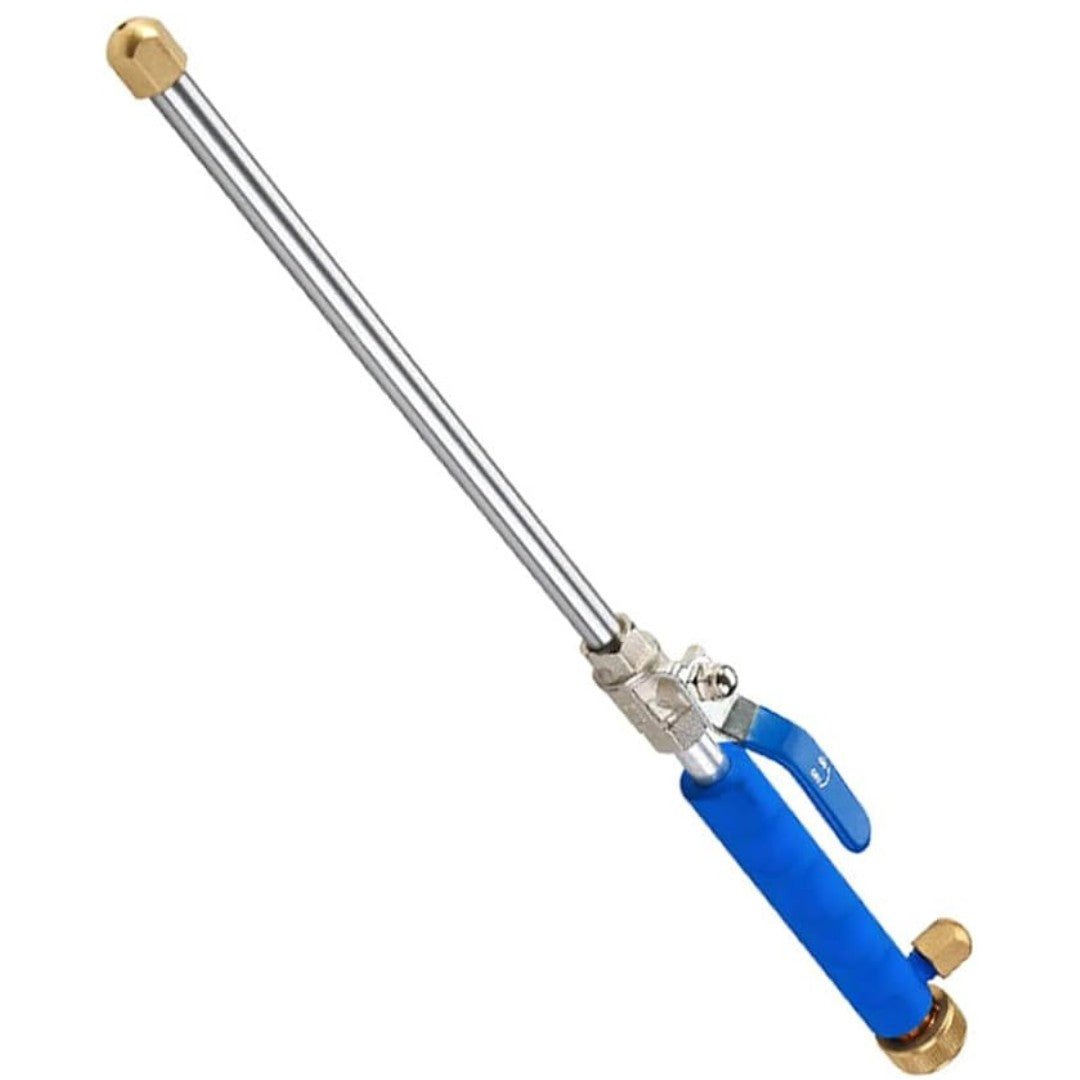 High-pressure garden hose nozzle for powerful outdoor cleaning tasks like patios, driveways & fences.