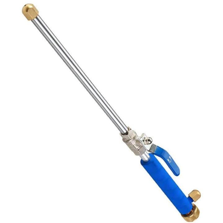 High-pressure garden hose nozzle for powerful outdoor cleaning tasks like patios, driveways & fences.