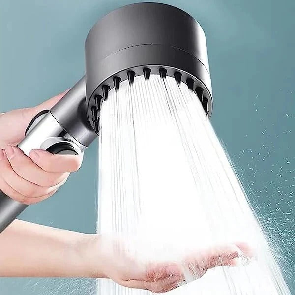 High pressure showerhead with multiple spray modes for a customizable and invigorating shower experience.