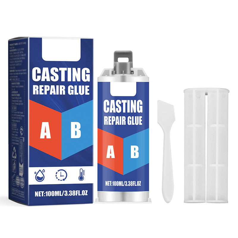 Versatile high-temp metal repair adhesive, an essential household tool for fixes