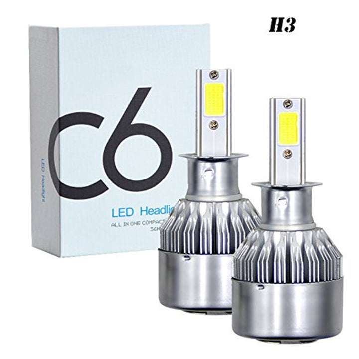 Energy-efficient LED Headlight, H1 type, providing powerful illumination with low power consumption
