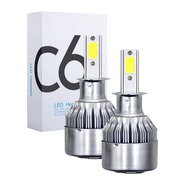 Certification labels for LED Headlights, confirming compliance with vehicle safety standards