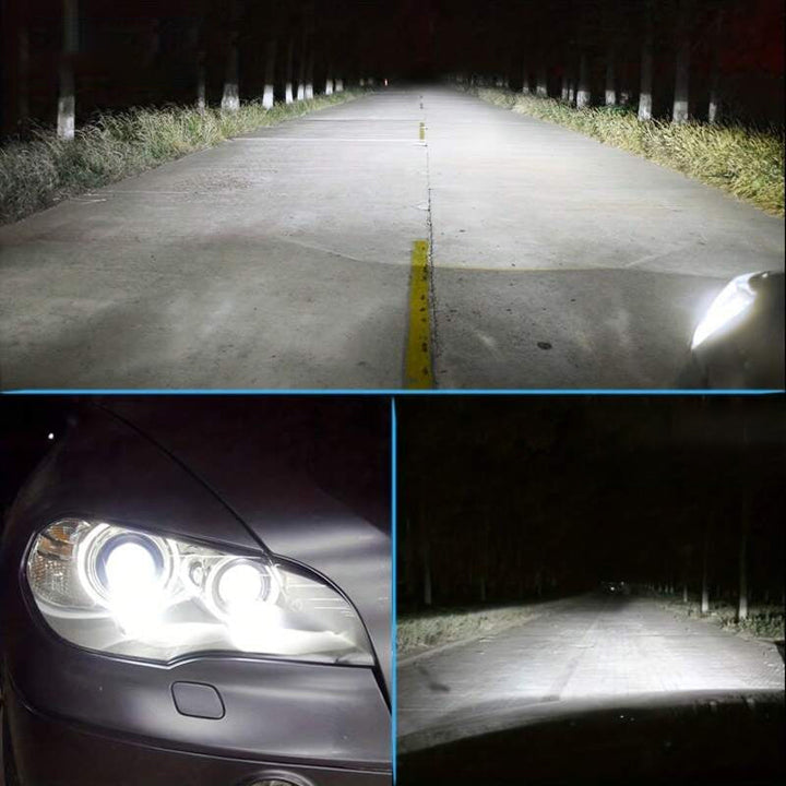 LED Headlight Kit with all components for vehicle safety lighting and easy auto lighting setup