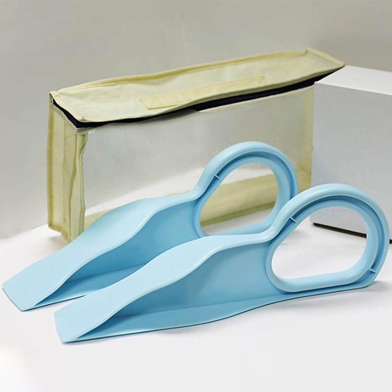 Hand holding a mattress lifter, demonstrating ergonomic grip and household efficiency