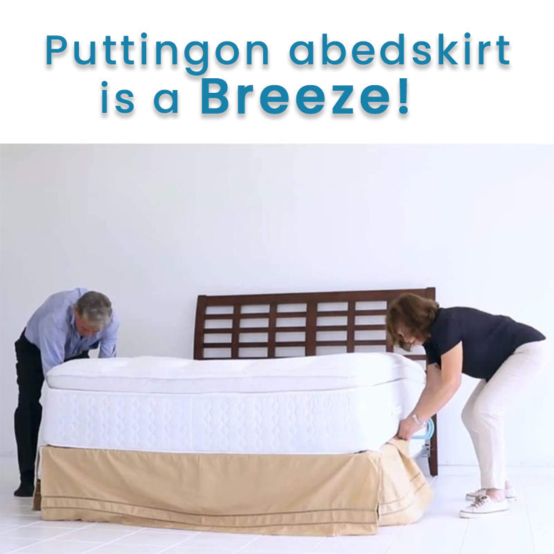 Innovative bed making aid, easily lifts heavy mattresses for convenient sheet tucking
