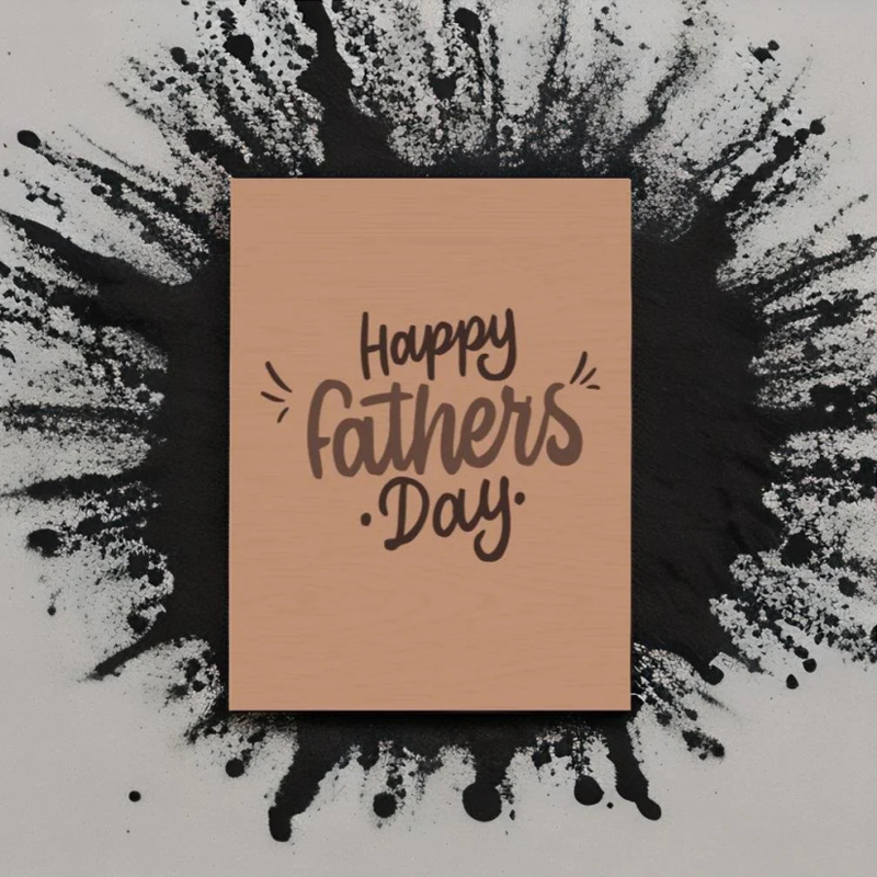 Novelty Father's Day card with sound, a humorous prank and gag gift for funny dads.