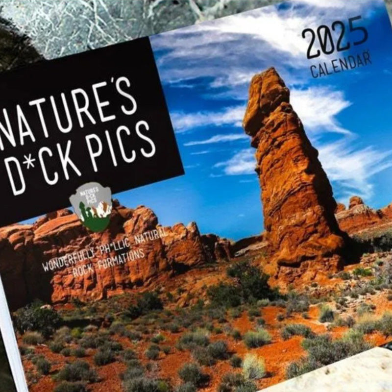 Wall decor calendar 2025: Humorous Nature theme, a funny gift for any occasion