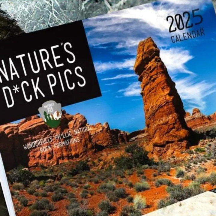Wall decor calendar 2025: Humorous Nature theme, a funny gift for any occasion