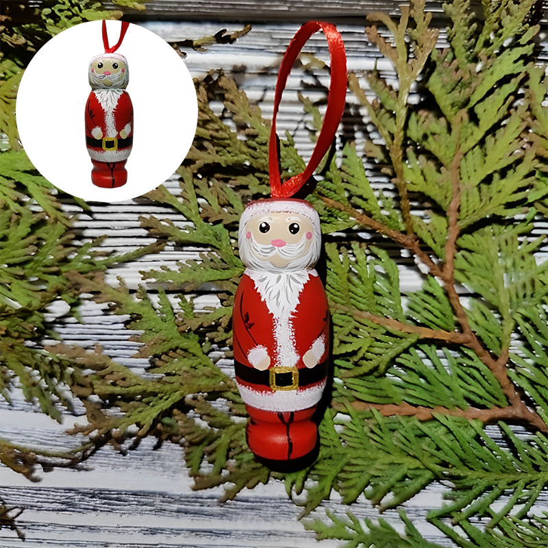 Festive and funny Santa Claus prank decoration, a novelty item and gag gift for adult Christmas