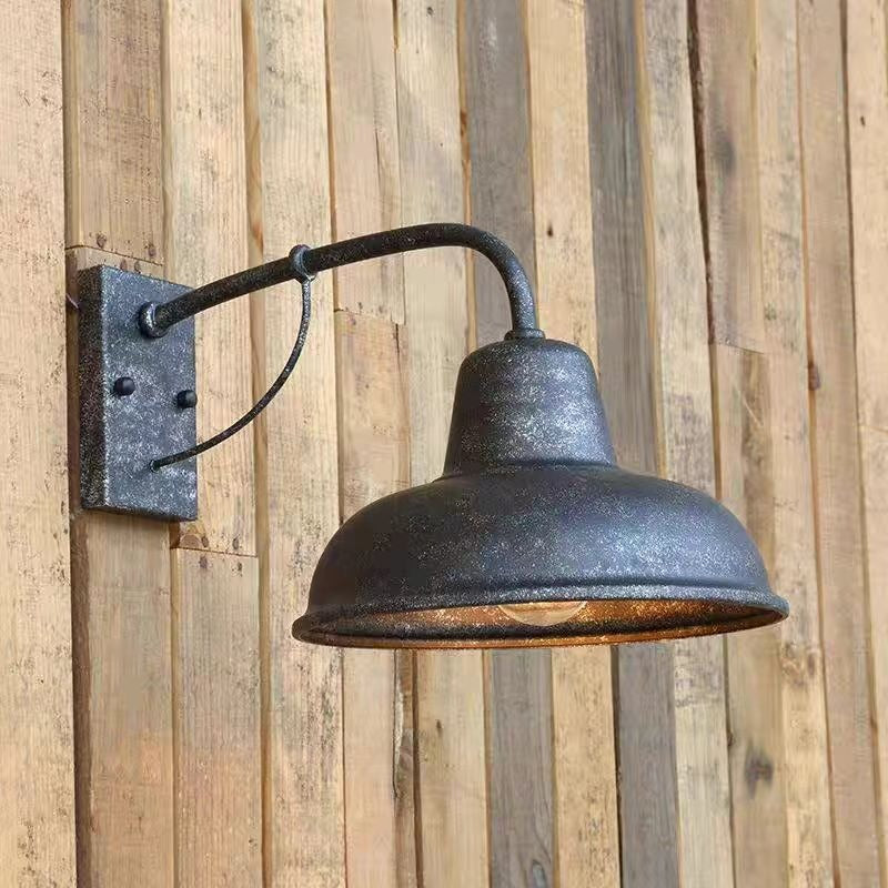 Antique Copper Wall Lamp – Indoor/Outdoor E27 Lighting