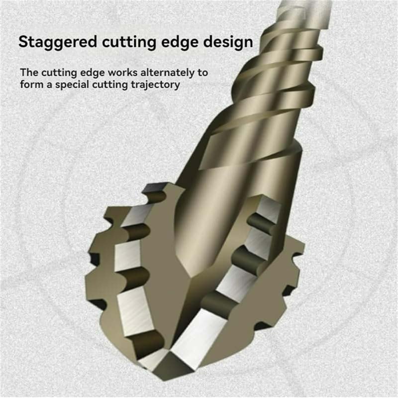 Plastic drilling eccentric bit, a reliable tapping tool for smooth, clean holes.