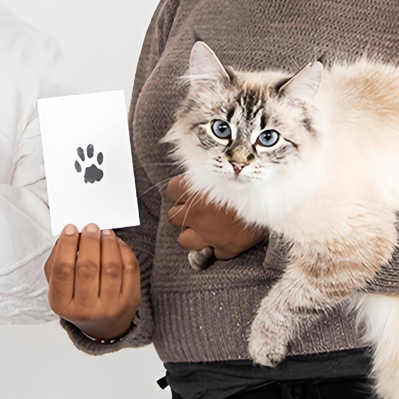 Gift for pet owners: Inkless Pet Paw Print Kit for dog & cat paw art