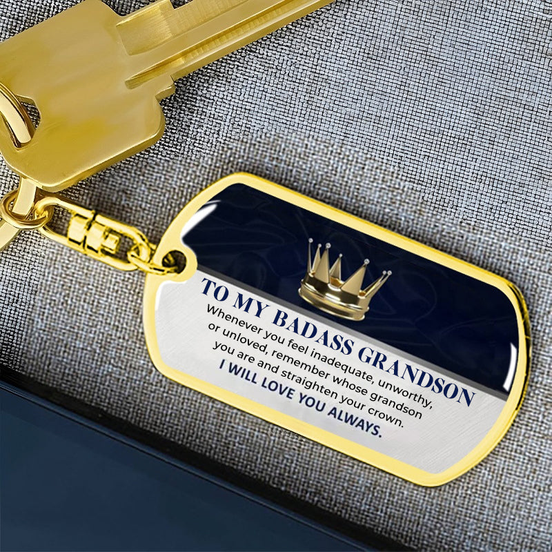 Set of inspirational keepsake keychains, various family member engravings, great group gift