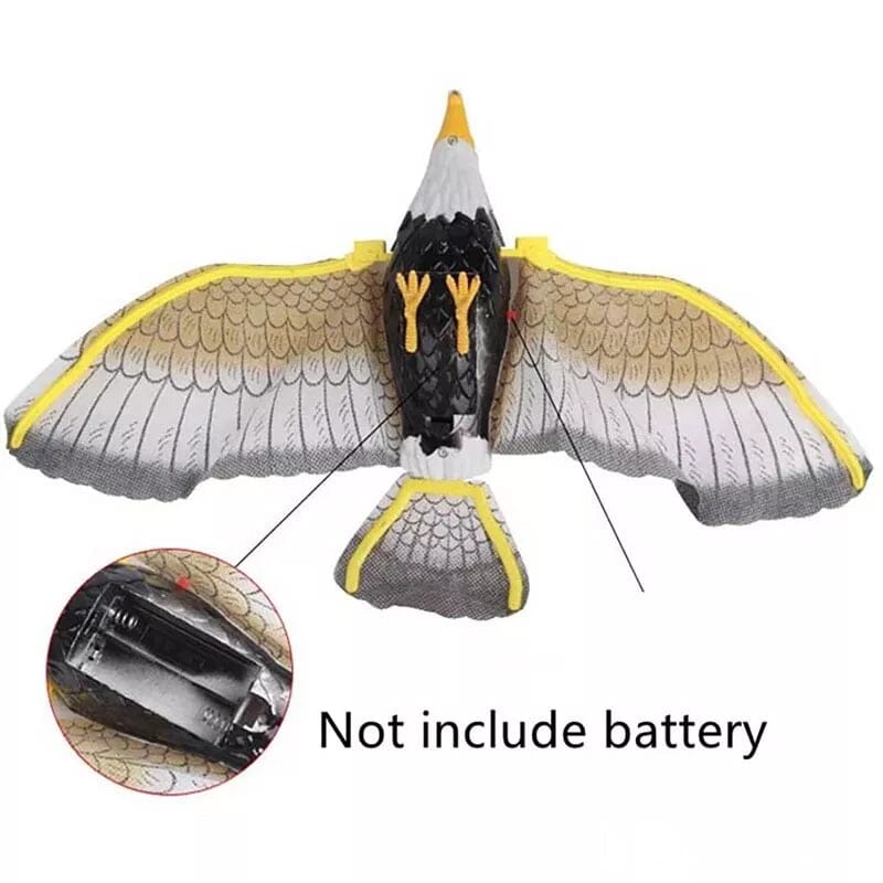 Set of interactive flying toys: parrot, eagle, horse for cats & kids, electric indoor fun