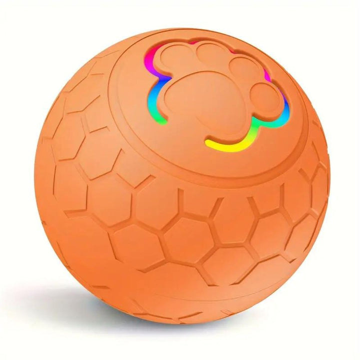 Red SmartBounce interactive dog toy for endless bouncing fun & play.