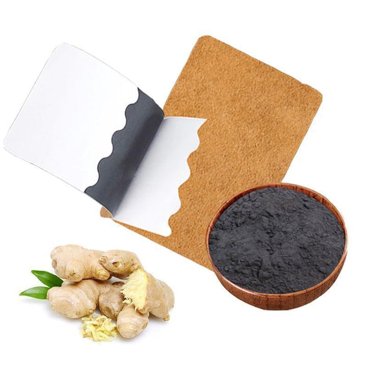 Parche de jengibre diseñado para el drenaje linfático y el alivio muscular herbal