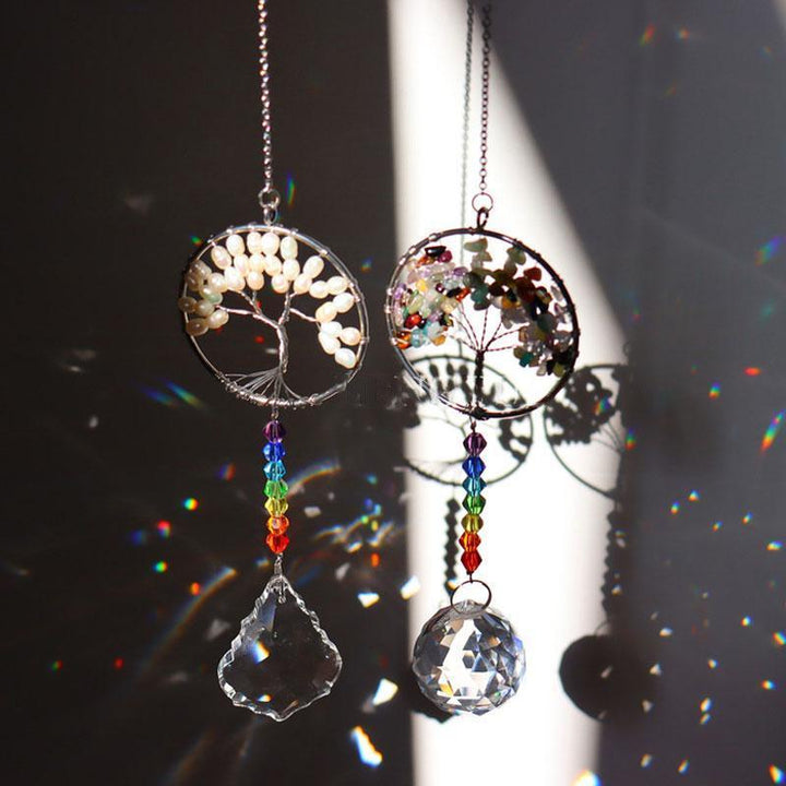 Unisex Tree of Life suncatcher, crystal home decor, a beautiful and meaningful gift idea