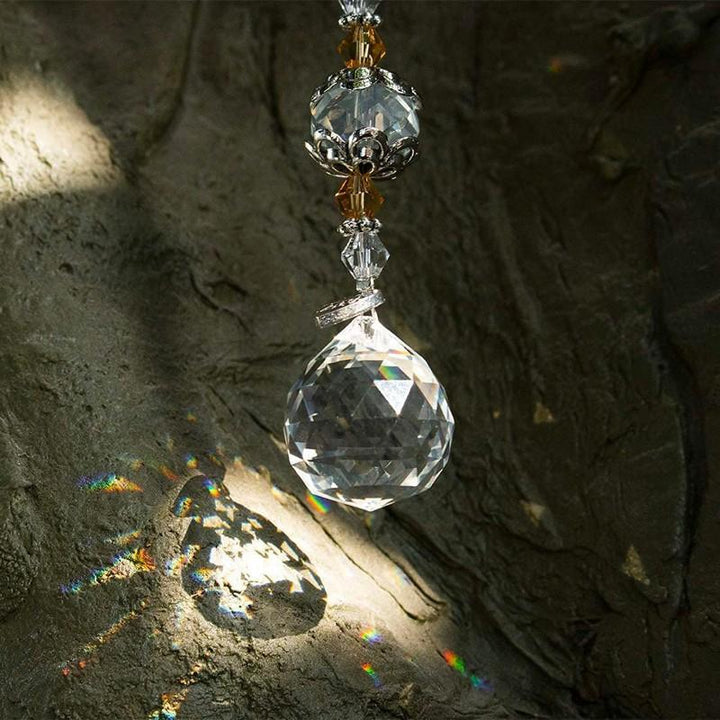 Crystal Tree of Life window ornament, rainbow maker suncatcher, perfect decorative item