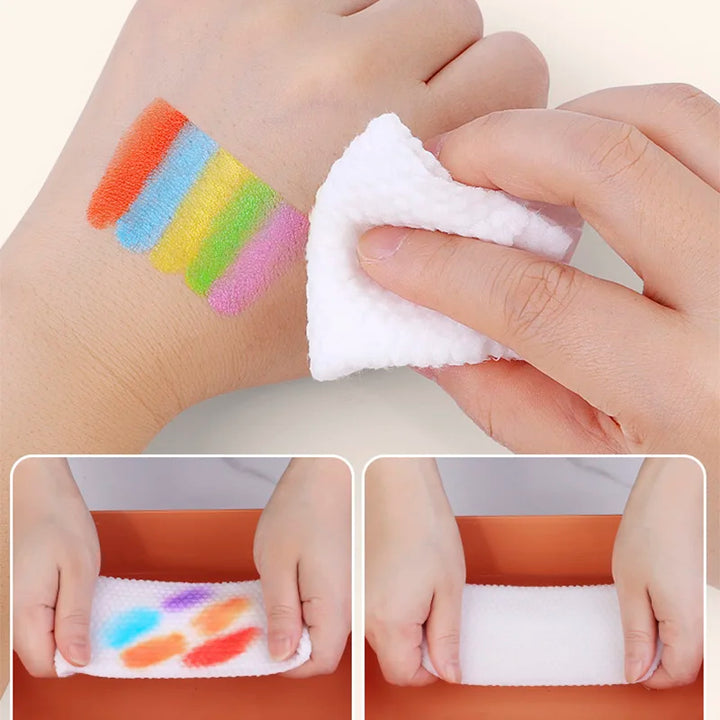 DoodleJoy 16-piece finger painting and stamping kit for kids, perfect for educational preschool art.