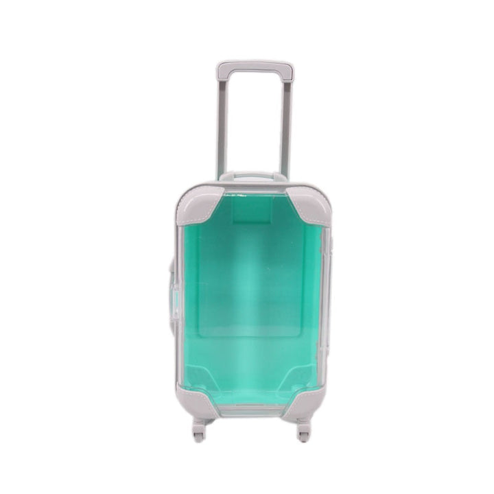 Durable 18-inch doll travel suitcase, sturdy kids' toy accessory for endless imaginative playtime & doll luggage.