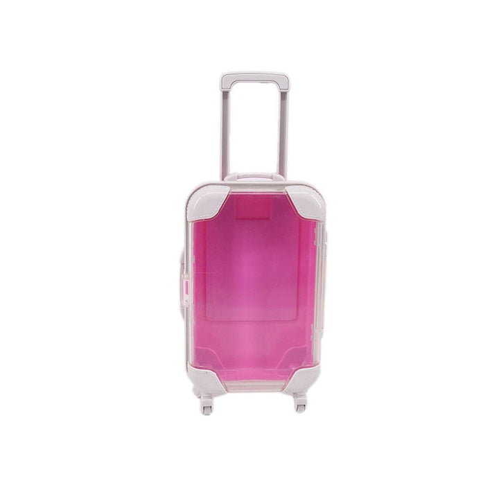 Essential 18-inch doll travel suitcase, a fun kids' toy accessory for dolls, promoting imaginative play.