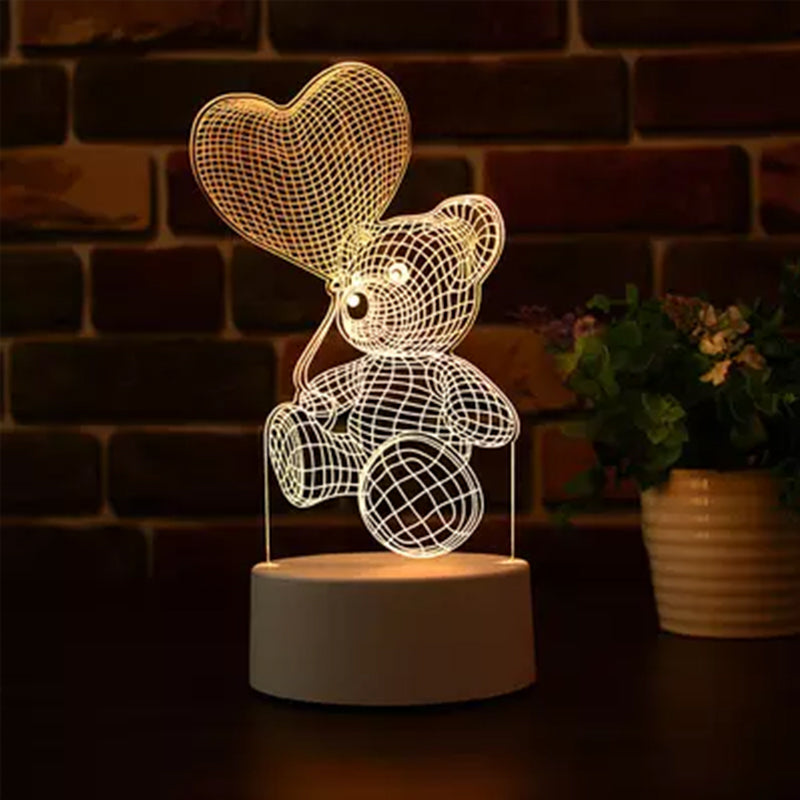 Enchanting Kids' 3D Magical Castle Night Light, a decorative homedecor piece for kids.