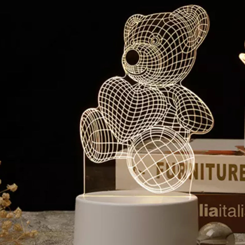 Portable Kids' 3D Magical Star Wars Night Light, touch control LED gift for boys and girls.