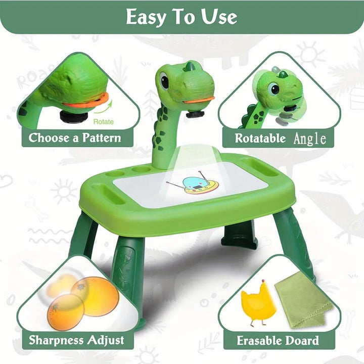 Children's gift: Artella projection drawing table. Interactive, mess-free art for creative play & learning.
