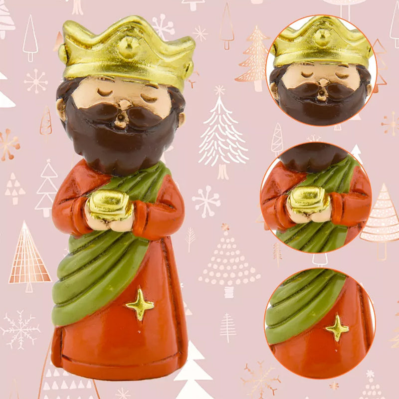 Colorful Kids' Christmas Nativity Advent Calendar, a perfect pre-sale holiday decor item.