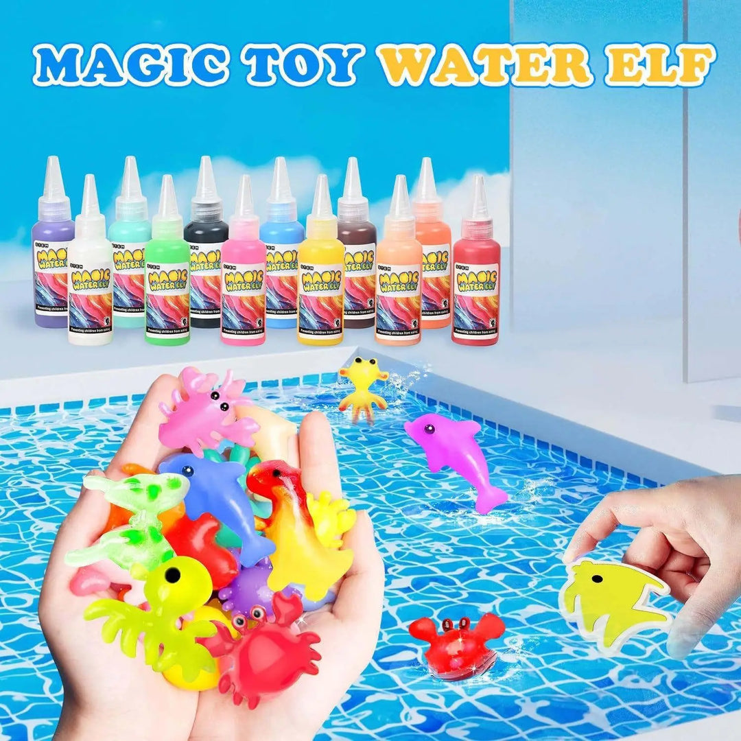Engaging Kids' Creative Mold Activity Kit Aqualume, a DIY gel art craft for educational fun & sensory development.