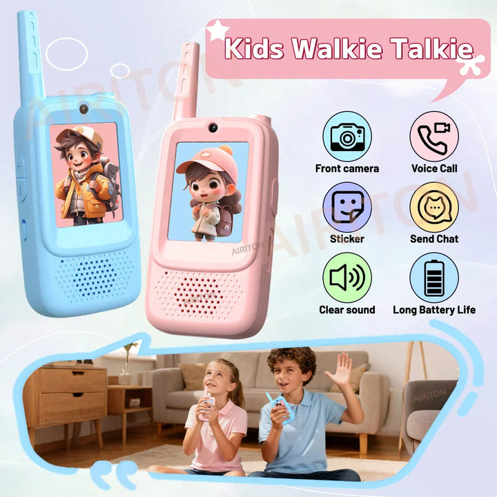 Perfect gift for kids: EchoPals video walkie talkie for adventurous outdoor play & safe communication.