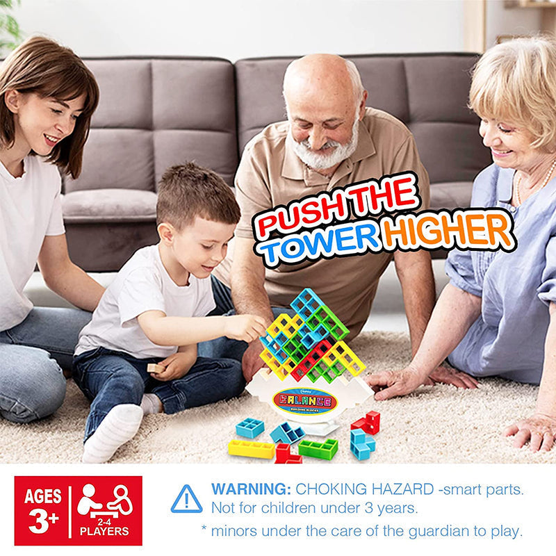 Swing Stack-Up: a cognitive development toy made from high-quality ABS plastic for young learners.