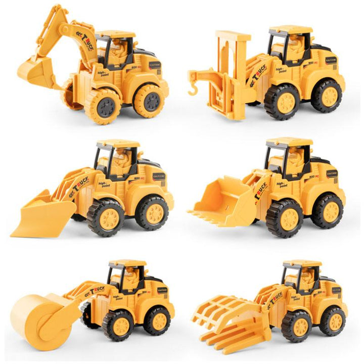 Kids' Friction Powered Engineering Vehicle Toys