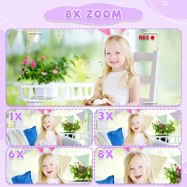 Perfect children's gift: Unicapture kids digital camera, a fun toy for creative photography & play.