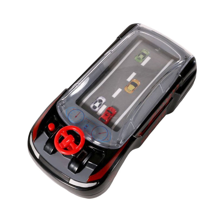 Close-up of the interactive buttons and controls of the Kids' Car Adventure Game, promoting fine motor skills