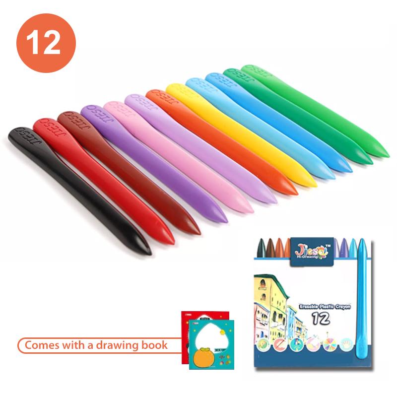Drawing with bean-shaped organic crayons on paper, a fun and educational activity for kids