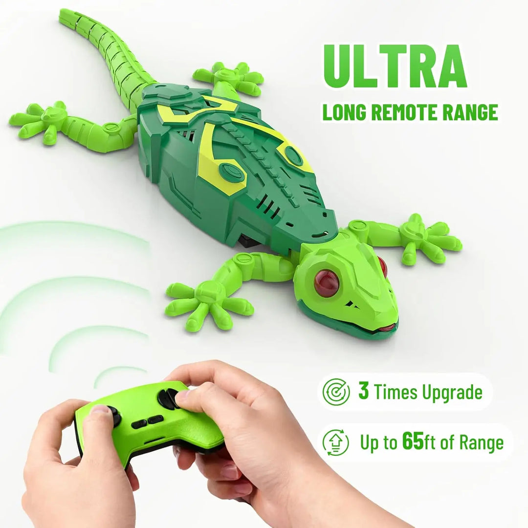 Exciting gravity-defying Geckotron remote control toy, perfect for indoor play and kids.