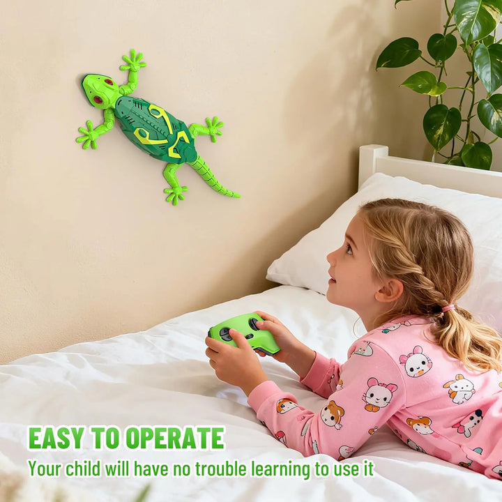 Children's electronic wall climbing Geckotron with remote, offering thrilling RC action.
