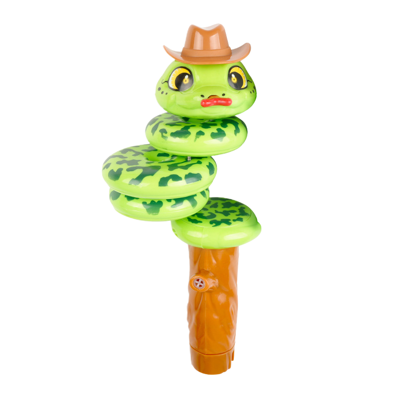 Durable plastic snake whistle toy, designed to withstand active play by young children, great party favor