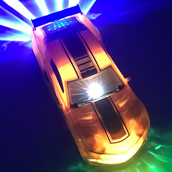 Durable transforming car toy, perfect for kids, with dazzling lights and engaging musical tunes.