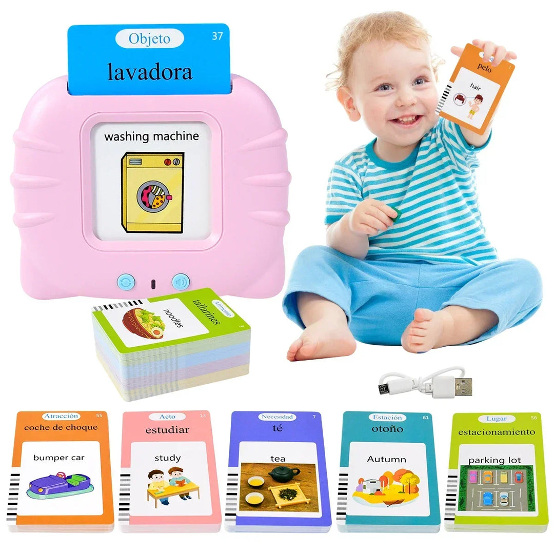 Kids' VocaSpark Interactive Talking Flashcard Learning Set for early education & vocabulary building.