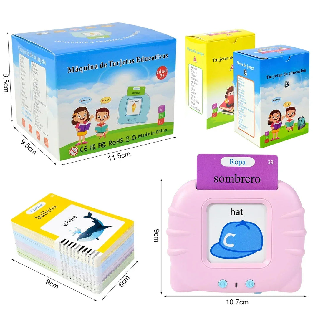 VocaSpark interactive talking flashcards, a fun educational toy for toddlers & kids learning new words.