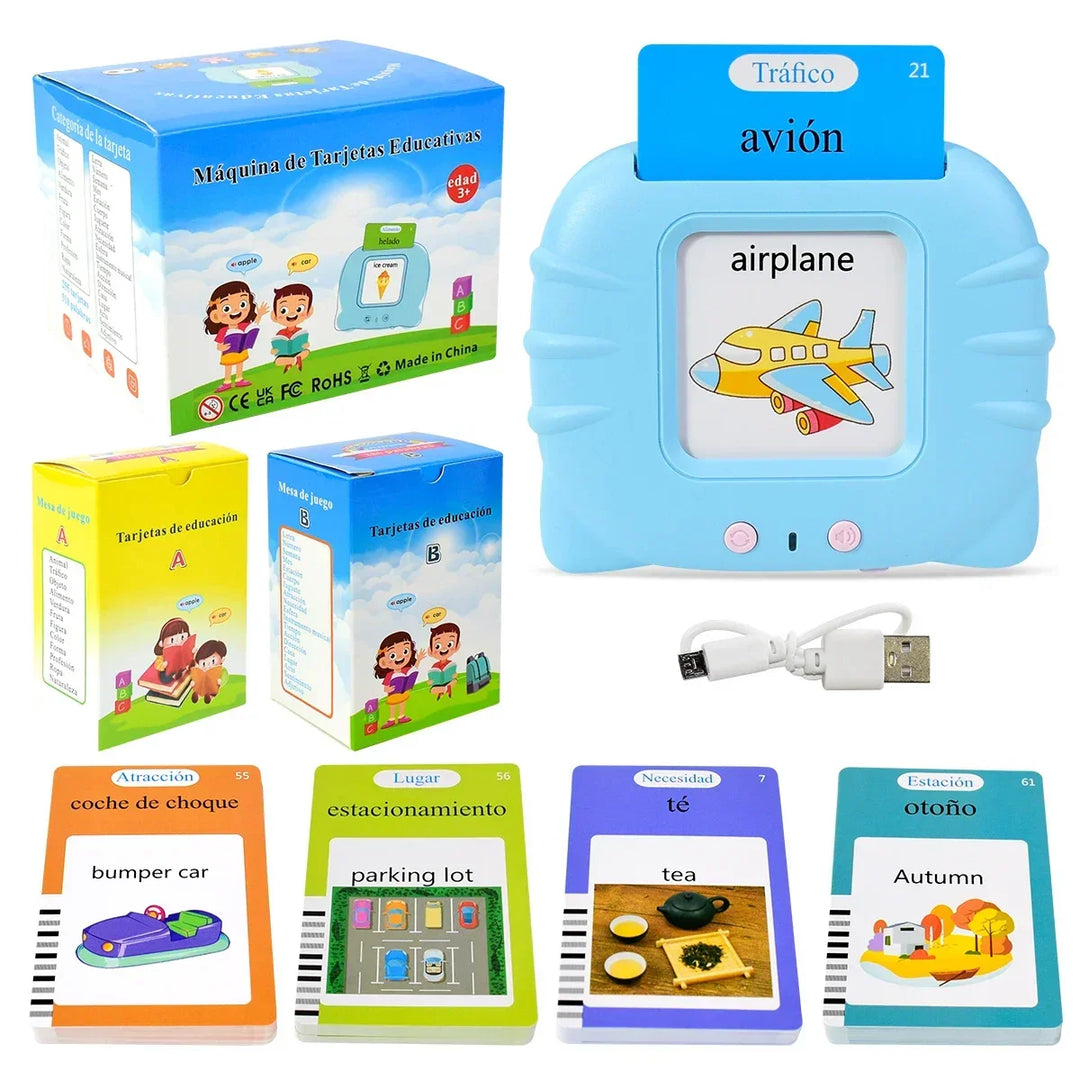 VocaSpark Kids' Interactive Talking Flashcard Set, an educational and engaging vocabulary builder toy.