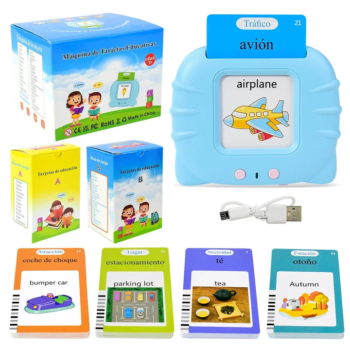 VocaSpark Kids' Interactive Talking Flashcard Set, an educational and engaging vocabulary builder toy.